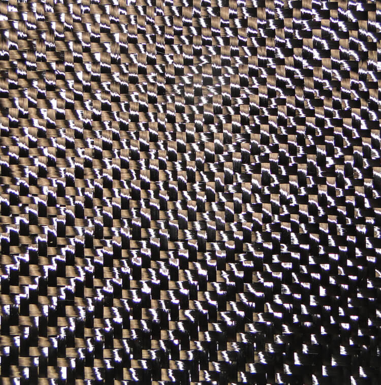 Kevlar Twill Weave Fabric - 1 yd Roll