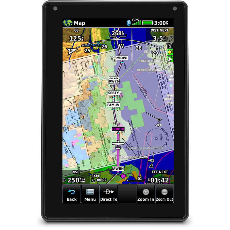 brandstof stroom voor mij Garmin aera 760 7 Inch Touchscreen Portable GPS Navigator | Aircraft Spruce
