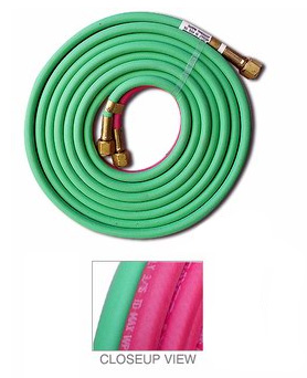 Oxy-Acetylene Hose 25 Foot B-B Fitting | Aircraft Spruce