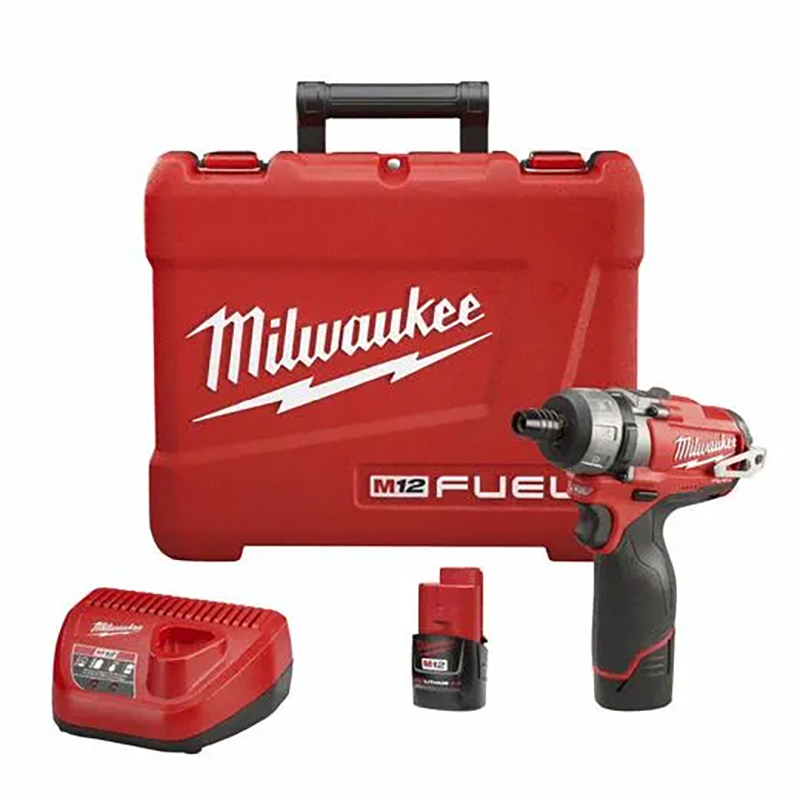 Milwaukee M12 Fuel 1 4 Hex 2 Speed Screwdriver Kit 2402 22