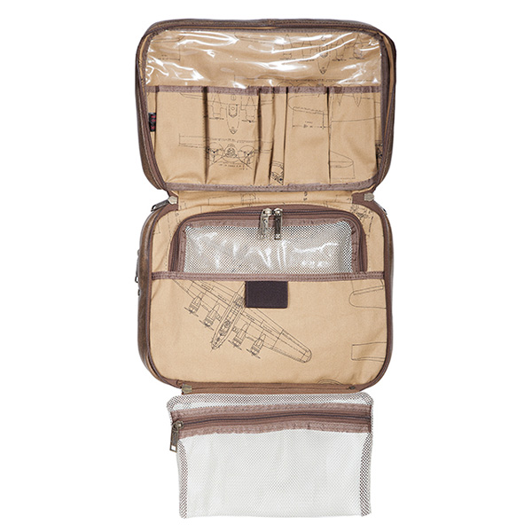 Scully Aerosquadron Leather Travel Kit | Aircraft Spruce