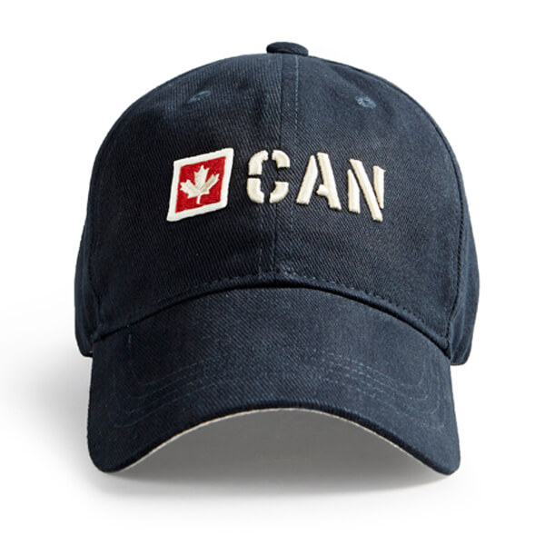 Red Canoe Canada Stencil Cap- Navy