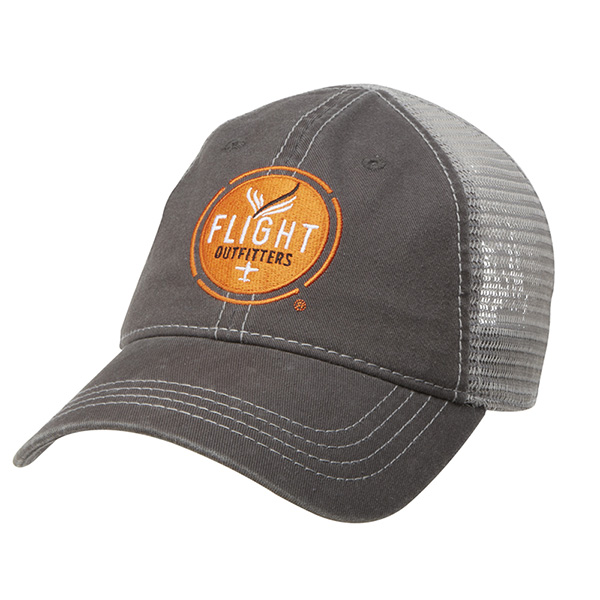 Flight Outfitters Gray Trucker Hat | Aircraft Spruce