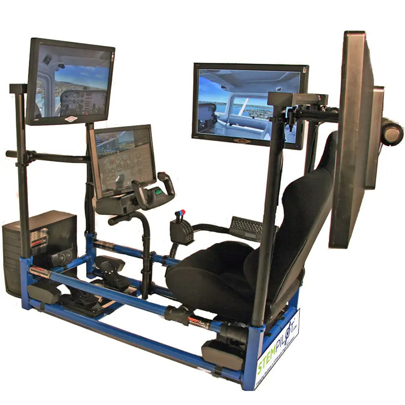 STEMPilot Pilot Pro 4i High Fidelity Sit-In Flight Simulator | Aircraft ...