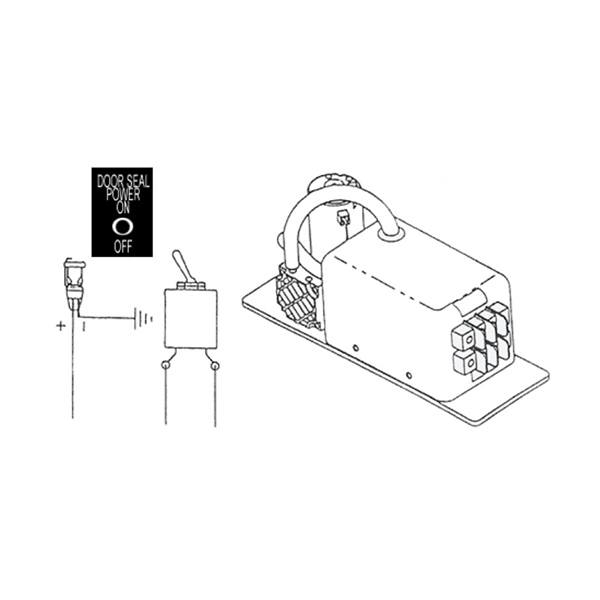 Inflatable Door Seal Kit Electric For Beechcraft 36 / 58 | Aircraft Spruce