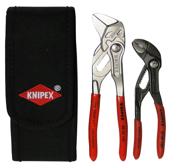 Knipex 2 PC Mini Pliers With Belt Pouch