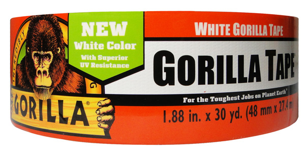 Gorilla Glue - White Gorilla Tape, 30 yd. - 6025001 – Affinity Supply