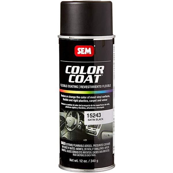 SEM COLOR COAT SATIN BLACK | Aircraft Spruce