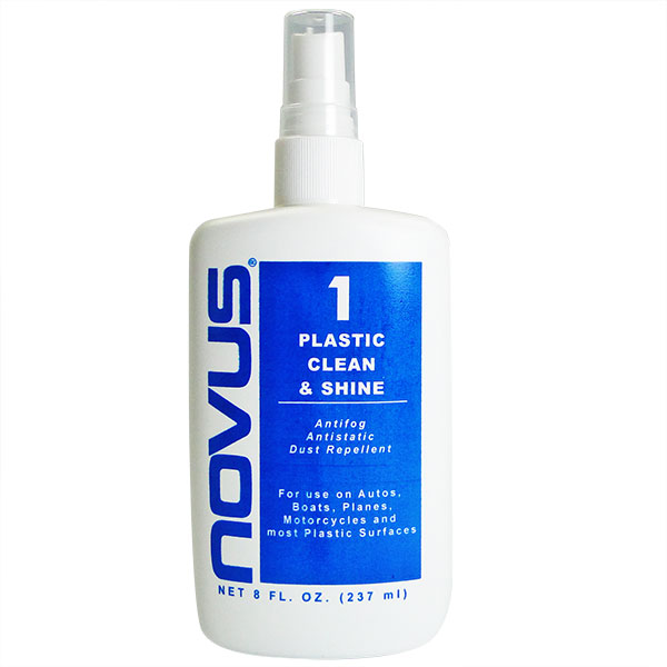 Novus 2-8 Ounce Bottle Plastic Polish Fine Scratch Remover Repair Cleaner 8  oz